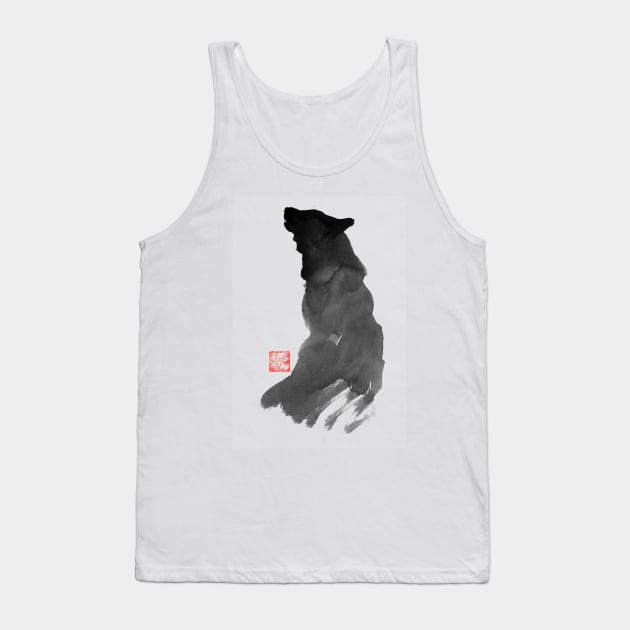 wolf Tank Top by pechane